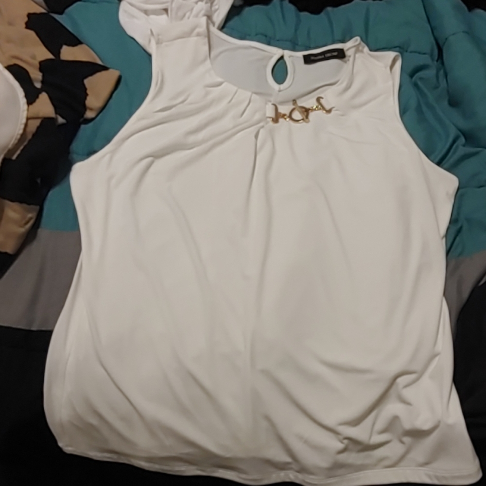 Off white dress top